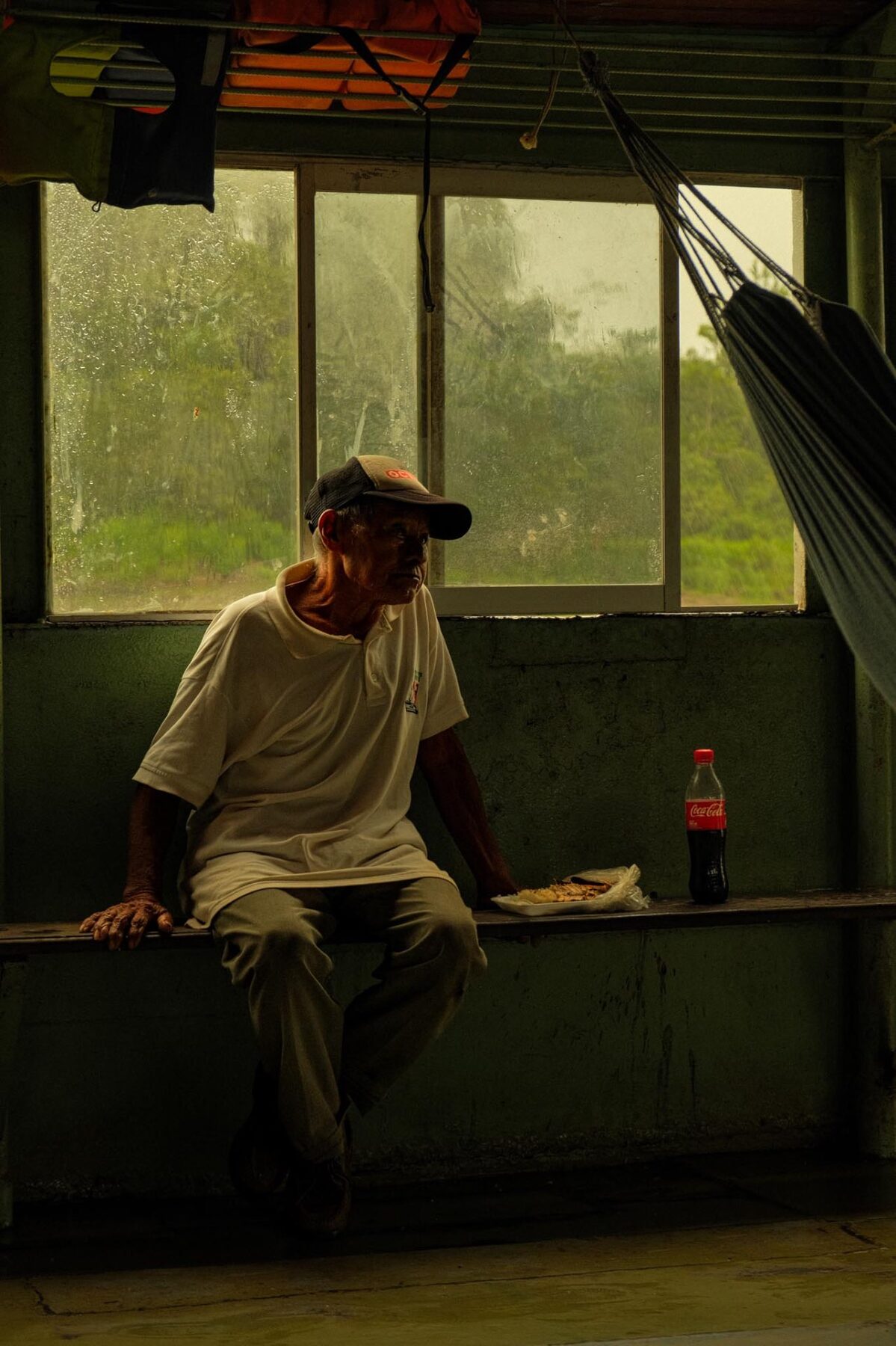 somewhere in the middle of the amazon river